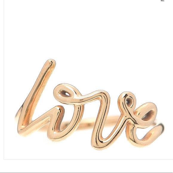 TIFFANY
18K Rose Gold Paloma Picasso Graffiti Love
